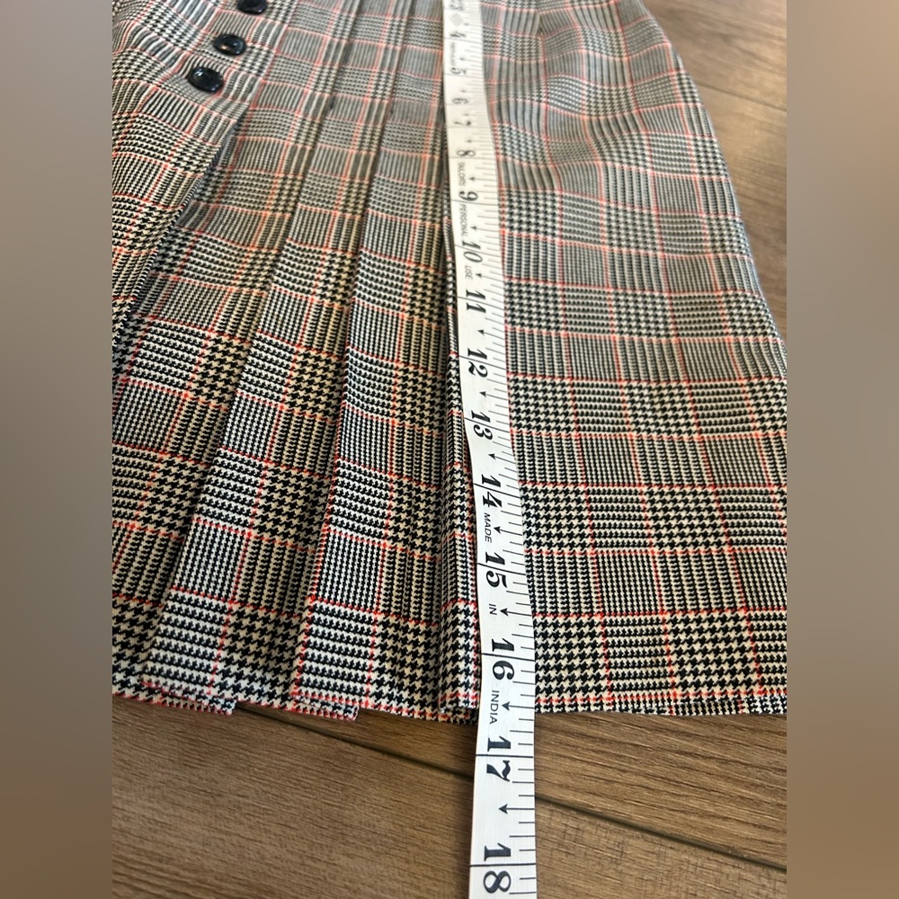 Vintage Glenbrooke Plaid Pleated Skirt XS 26” Waist 90s Y2K Preppy Academia - Picture 5 of 8